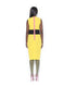 Yellow Dress With Black Band